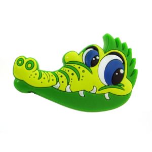 Kindermöbelknopf Krokodil 55 x 36 x 22 mm Gummi